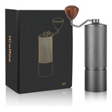 Moedor De Café Icofee Com Manivela Manual Cafeteira Cor Preto