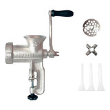 Moedor De Carne Manual Boca 10 Picelli Máquina Moer Picador