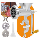 Moedor De Carne Manual Maquina Funil Ensacador Linguiça N 10