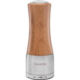 Moedor De Pimenta E Sal Tramontina Inox Realce Bambu