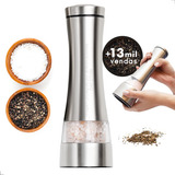 Moedor De Sal E Pimenta Aço Inox Gourmet Ótima Qualidade 