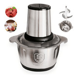 Moedor Elétrico Multiprocessador Carne Picador Legumes Inox