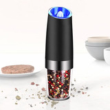 Moedor Elétrico Sal Pimenta Automático Led Sensor Gravidade
