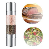 Moedor Pimenta Sal Grosso Condimentos Cozinha Churrasco Inox