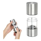 Moedor Pimenta Sal Triturador Manual Gourmet Aco Inox