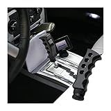 Moioee Manopla De Mudança De Marcha Do Carro Manopla De Transmissão Manual E Automática Com Adaptador Parafusos E Chave Inglesa Alavanca De Câmbio De Marcha Interna Do Carro Peças De Substituição Automotivas Preto 
