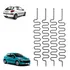 Mola Assento Banco Dianteiro Peugeot 206 207 Kit 4 Peças