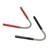 Mola De Remoção De Pêlos Faciais- Dispositivo De Remoção De Pêlos Faciais Depilador Ferramenta De Rosqueamento De Cabelo- Com Alça Antiderrapante 2 Peças De Aço Inoxidável Para