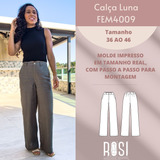 Molde Calca Luna Feminina