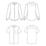 Molde Camisa Masculina Adulto Tam 46 54 By Wania Machado