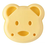 Molde De Pão De Forma Bolo Cortador Formato Urso Infantil Cor Amarelo