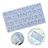 Molde De Silicone Alfabeto Grande Brilhante