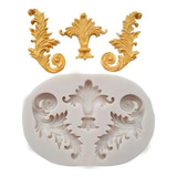 Molde De Silicone Arabesco Para Decorar Detalhes