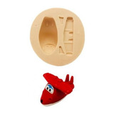 Molde De Silicone Avião Super Wings Jett 3d