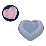 Molde De Silicone Bandeja Coração Porta Objetos De Decoração