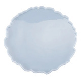 Molde De Silicone Bandeja Redonda Artesanato Molde Resina