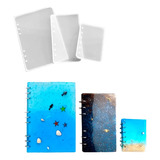 Molde De Silicone Capa De Caderno 3 Tamanhos p M G 