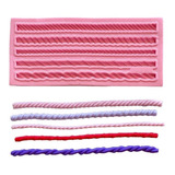 Molde De Silicone Cordão Trançado Acabamento 5 Rb1251