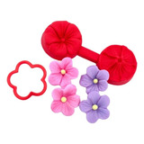 Molde De Silicone Cortador E Marcador Flor 2 Faby Rodrigues