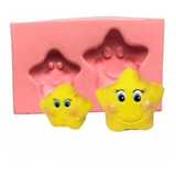 Molde De Silicone Estrelas
