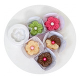 Molde De Silicone Flores Mini Flor Docinho 3 5cm