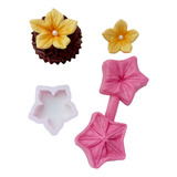Molde De Silicone Flores Rosa Lorena Cortador