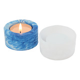 Molde De Silicone Formato Porta Velas Pequeno 1 Espaço