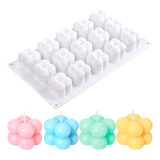 Molde De Silicone Mini Bubble 15 Cavidades Velas Artesanais