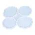 Molde De Silicone Porta Copos Objetos Resina Artesanatos