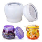 Molde De Silicone Pote Porta Objetos Para Decoração Resina