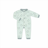 Molde Digital Modelagem De Macacão Pijama Infantil