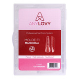 Molde F1 Mandorla Unhas De Gel Anylovy 120 Unidades