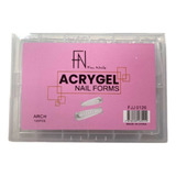 Molde F1 Polygel Unhas De Gel D z Dz Dez 100 Unidades