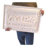 Molde Forma Quadro Santa Ceia 69x45 Gesso Premium