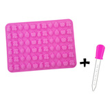 Molde Forma Silicone Mini Frutas Gummy Gelatina Bala Candy
