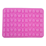Molde Forma Silicone Mini Frutas Gummy Gelatina Bala Candy