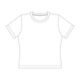 Molde Impresso Camiseta Feminina Dry Fit
