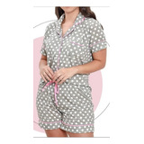Molde Modelagem Pijama Americano Curto Feminino
