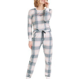 Molde Modelagem Pijama Feminino Inverno Punhos Ribana