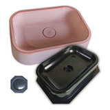 Molde Para Fabricar Cubas Ralo Invisível Embutido Cimentício Cor Modelo Cu0014