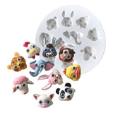 Molde Silicone Bichos Fazenda