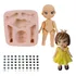 Molde Silicone Biscuit Da Lu Doll Vick 485pp 8cm Olhos
