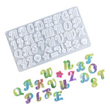 Molde Silicone Forma De Letras Alfabeto