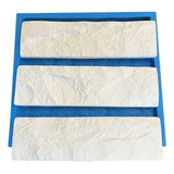 Molde Silicone Gesso Tijolo Pedra Rockface Pequeno 08x27cm