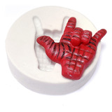 Molde Silicone Mao Homem