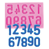 Molde Silicone Numeros Confeitaria