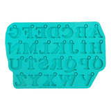 Molde Silicone Resina Alfabeto 26 Letras