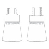 Molde Vestido Alca Com