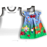 Molde Vestido Infantil Manga Copinho 2 Ao 16 Por Email