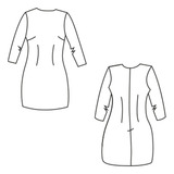 Molde Vestido Tubinho Tamanho